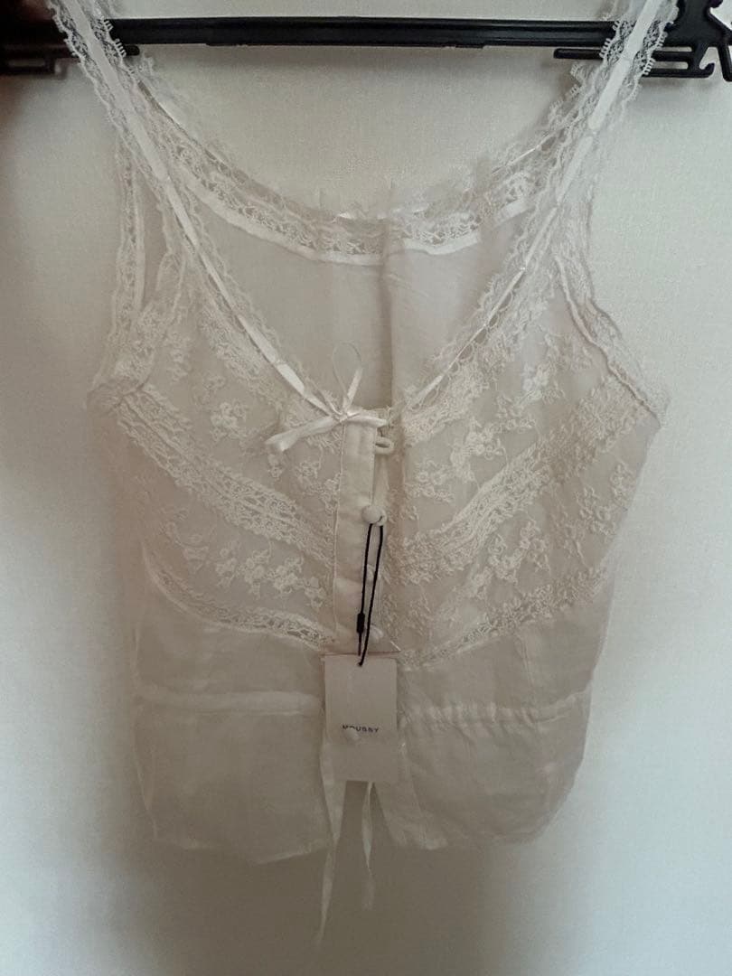 MOUSSYブラウス LACE CAMI