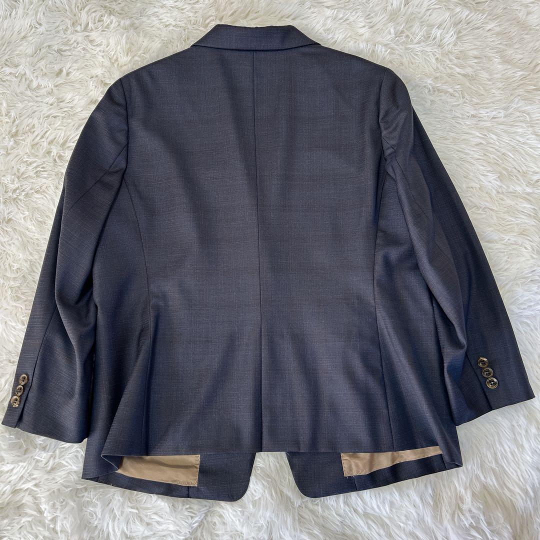 美品 ニューヨーカー チェルッティ 高級 スーツ 3点セット チェック 17