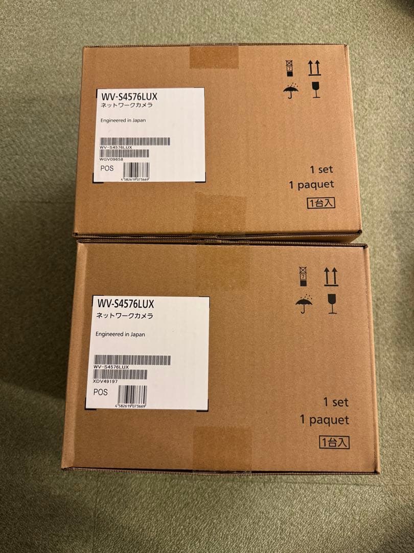 【新品】最新i-PRO ネットワークカメラ 2台他セット WV-S4576LUX