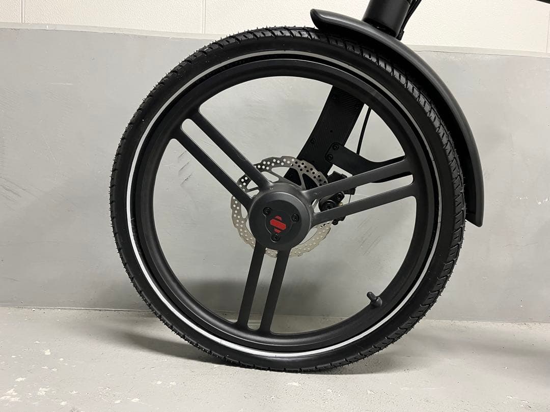 【jazzy3104】HONBIKE/折りたたみ自転車/黒＆赤/