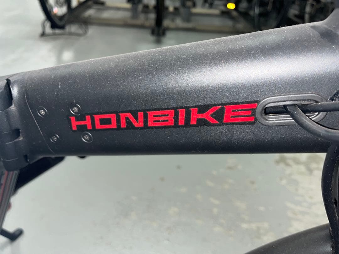 【jazzy3104】HONBIKE/折りたたみ自転車/黒＆赤/