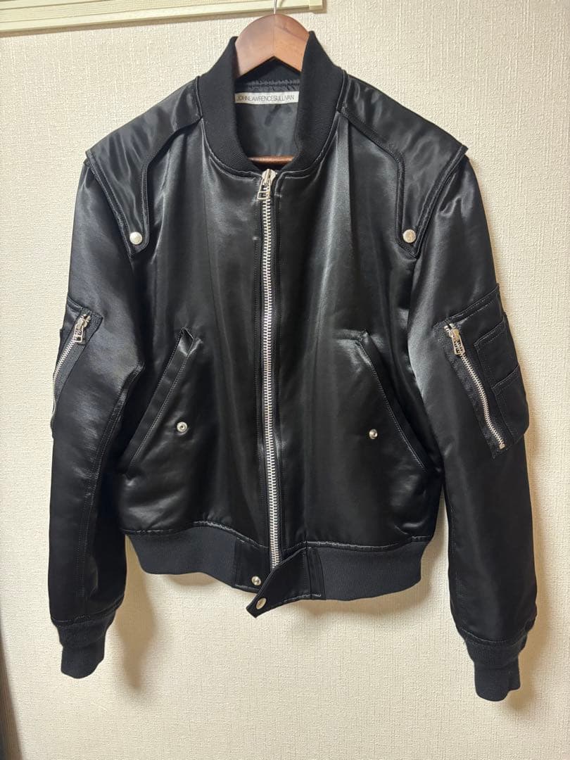 ジョンローレンスサリバン サテン MA1 ボンバージャケット