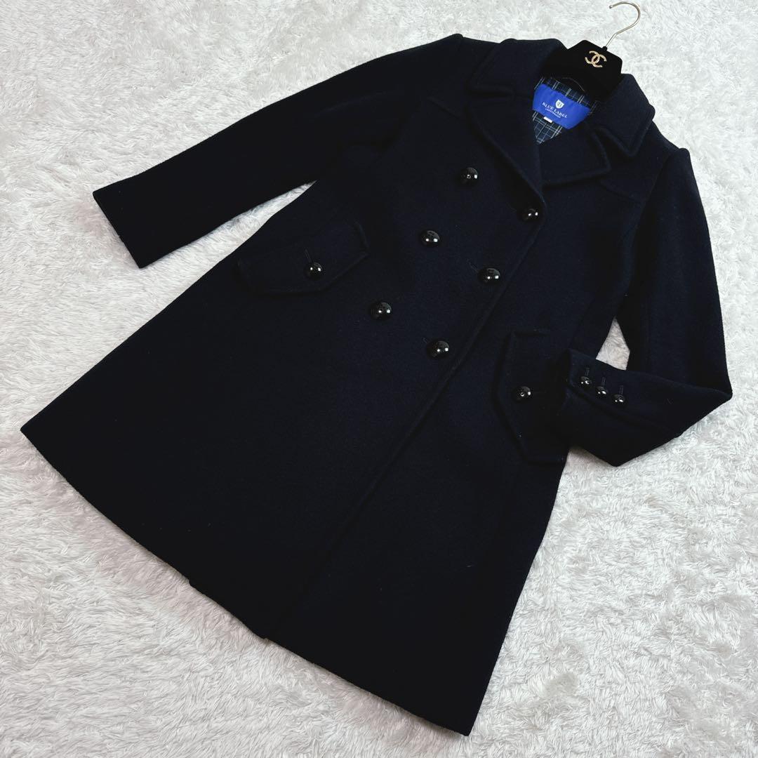 【極美品】ブルーレーベルクレストブリッジ ウール チェスターコート チェック M