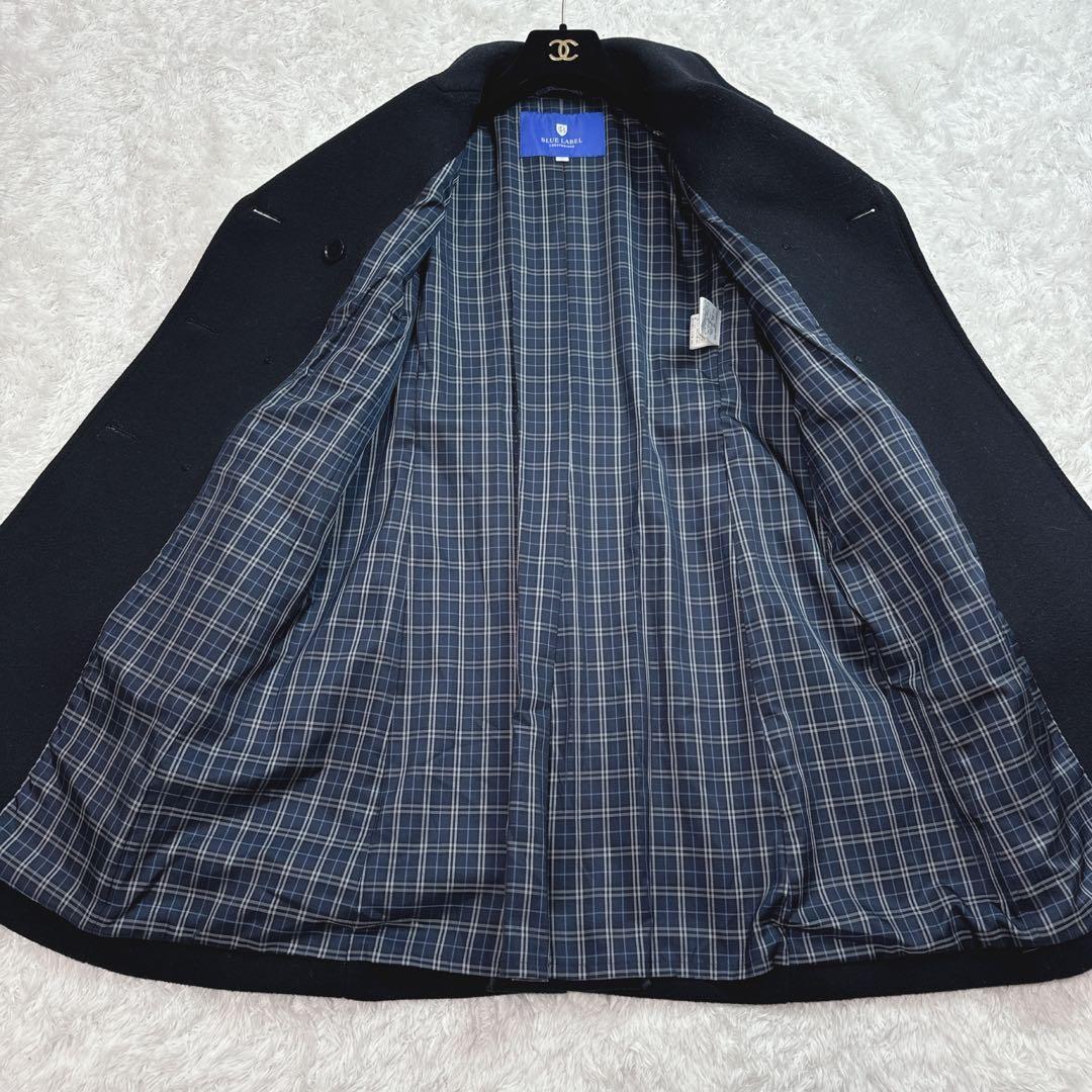 【極美品】ブルーレーベルクレストブリッジ ウール チェスターコート チェック M