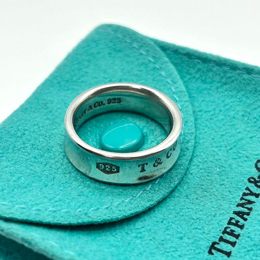 美品　ティファニー　ナロー　1837 リング　約18号　シルバー　925