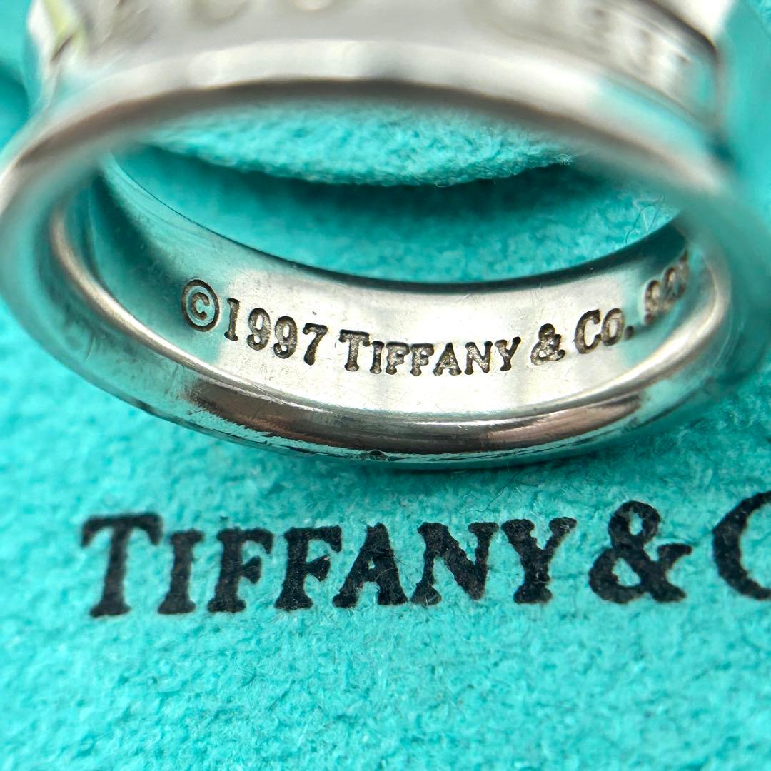 美品　ティファニー　ナロー　1837 リング　約18号　シルバー　925