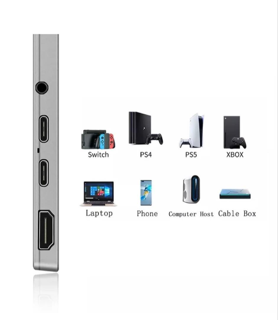 【未使用】15.6インチ144Hzゲーミングポータブルモニター　タッチスクリーン