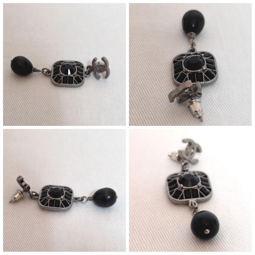 片耳のみ　良品　シャネル　スイング　ビジュー　ココマーク　ピアス　09P