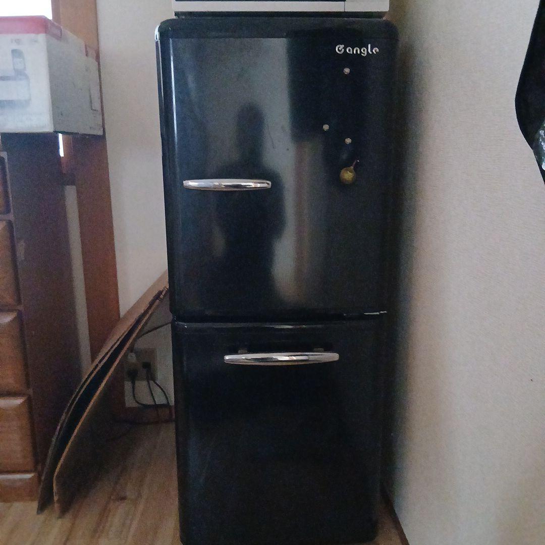 Gangle ブラック二段式冷蔵庫