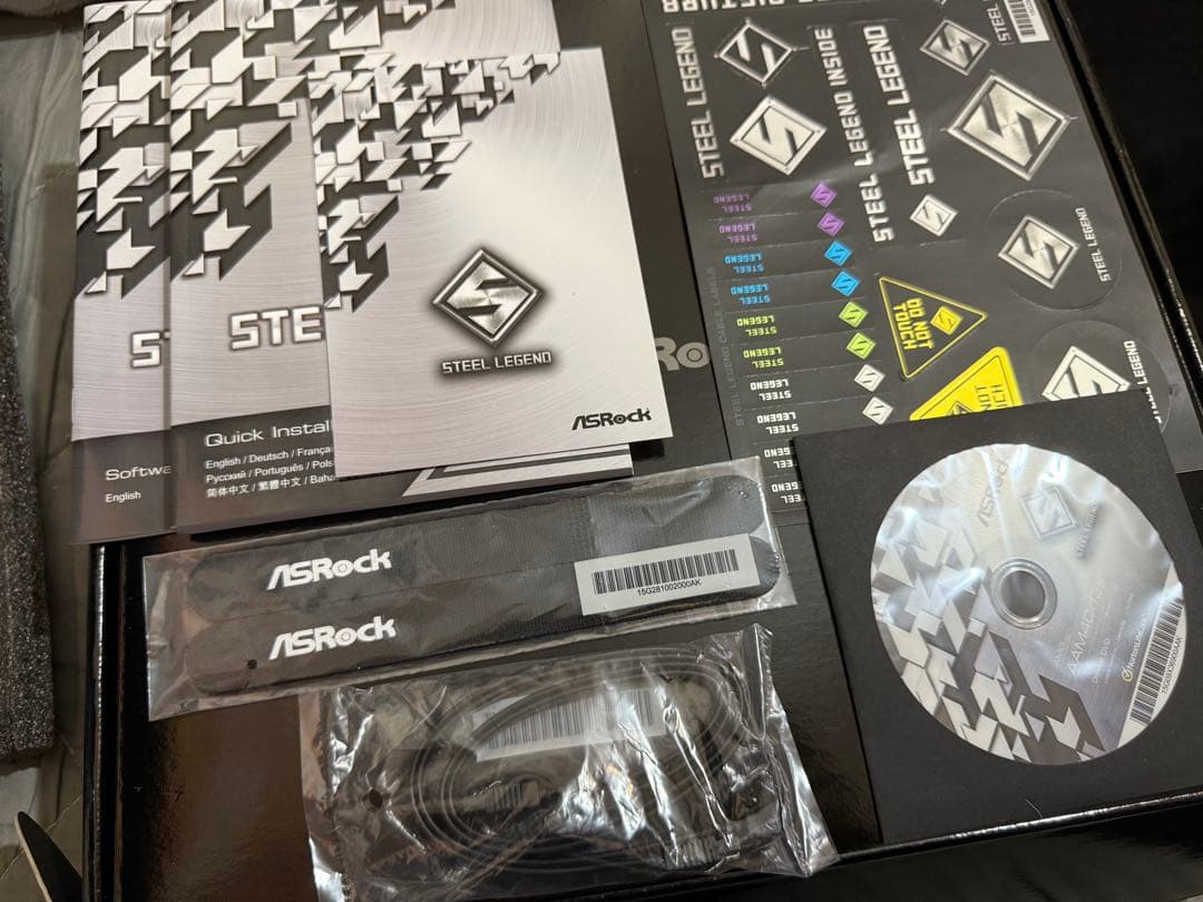 マザーボード Ryzen 5 3600X + ASRock B550 + DDR4 32GB