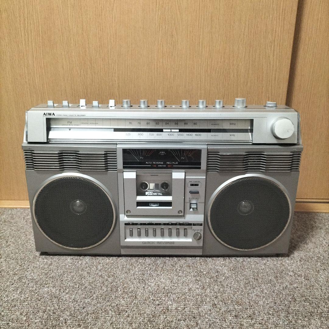 ジャンク AIWA CS-85X ラジカセ 昭和レトロ アイワ ジャンク