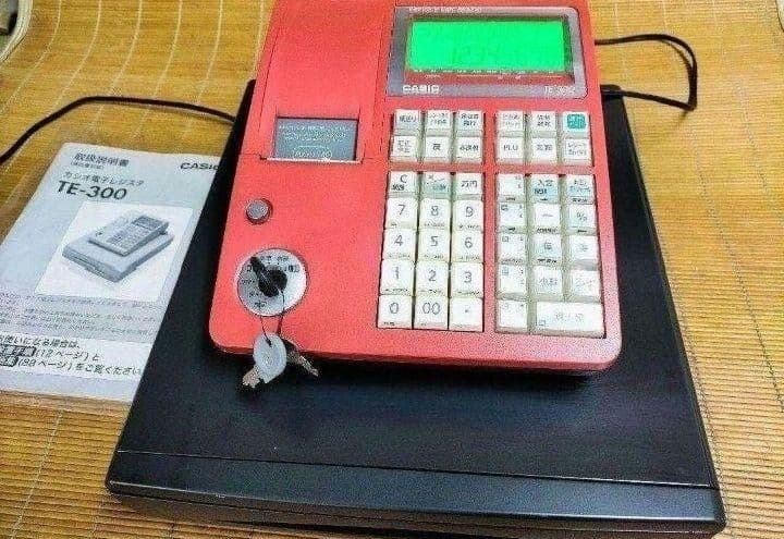 カシオレジスター　TE-300　フル設定無料　 送料無料人気機種　400087