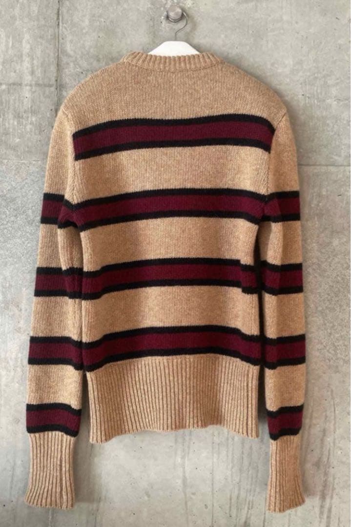 MARNI ベージュ ストライプ ニット 44