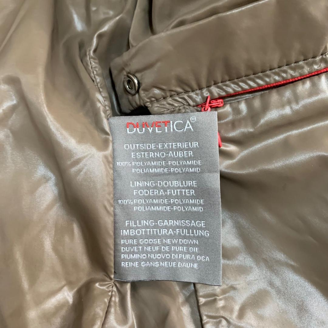 17201✨デュベティカ 40 ラクーンファー ロングダウンコート ブラック系