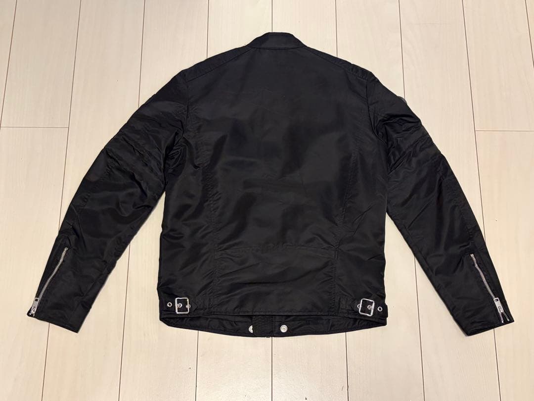 DIESEL ブラック ライダースジャケット