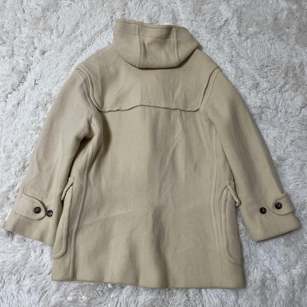 希少 グローバーオール ヘリンボーン　ダッフルコート L 白　美品