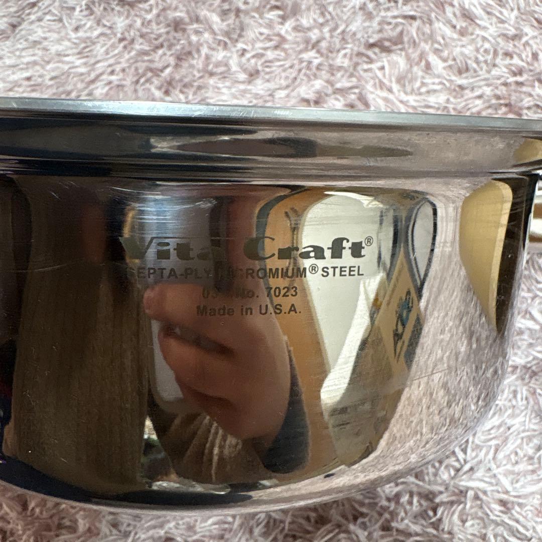 美品 ビタクラフト 両手鍋3.2リットル 7023 VitaCraft