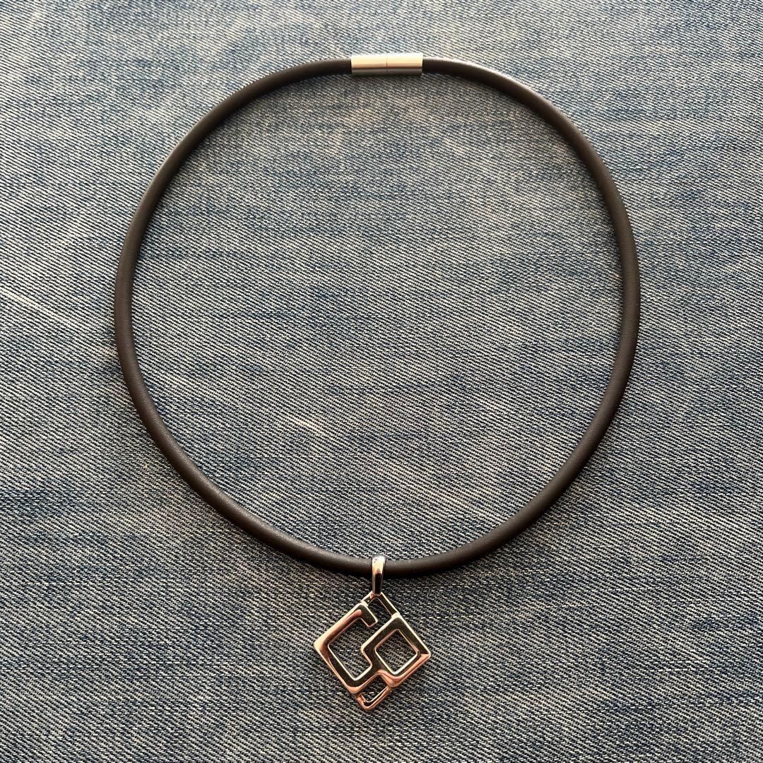 ネックレス ブラック シルバー