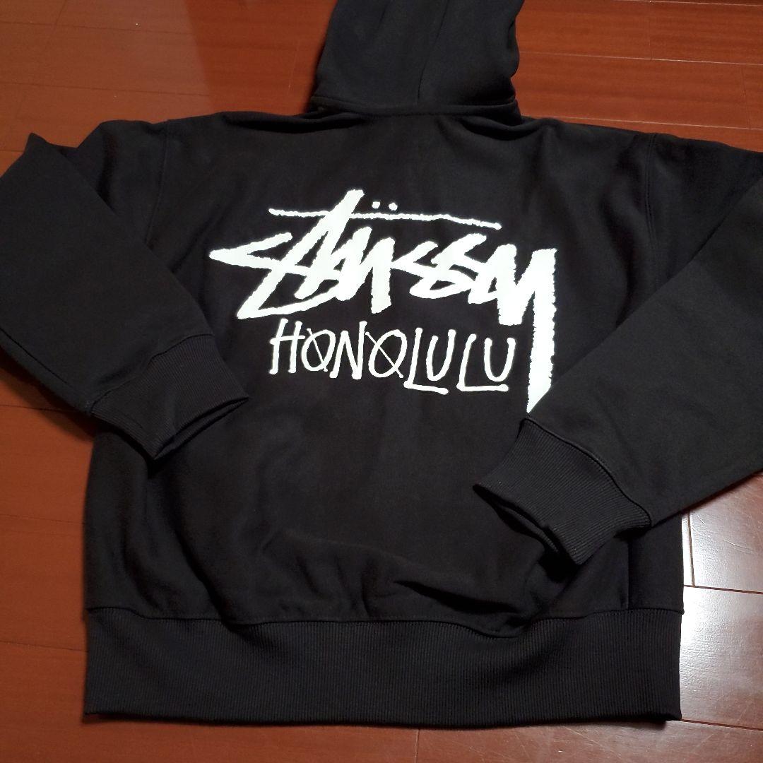 Stüssy ハワイ限定 HONOLULUブラック パーカー