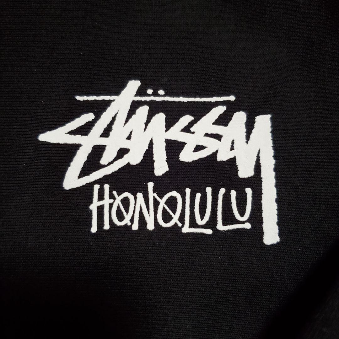 Stüssy ハワイ限定 HONOLULUブラック パーカー