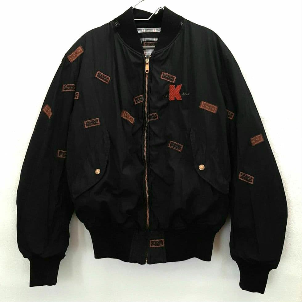 Karl helmut カールヘルム パッチ リバーシブル ボンバージャケット