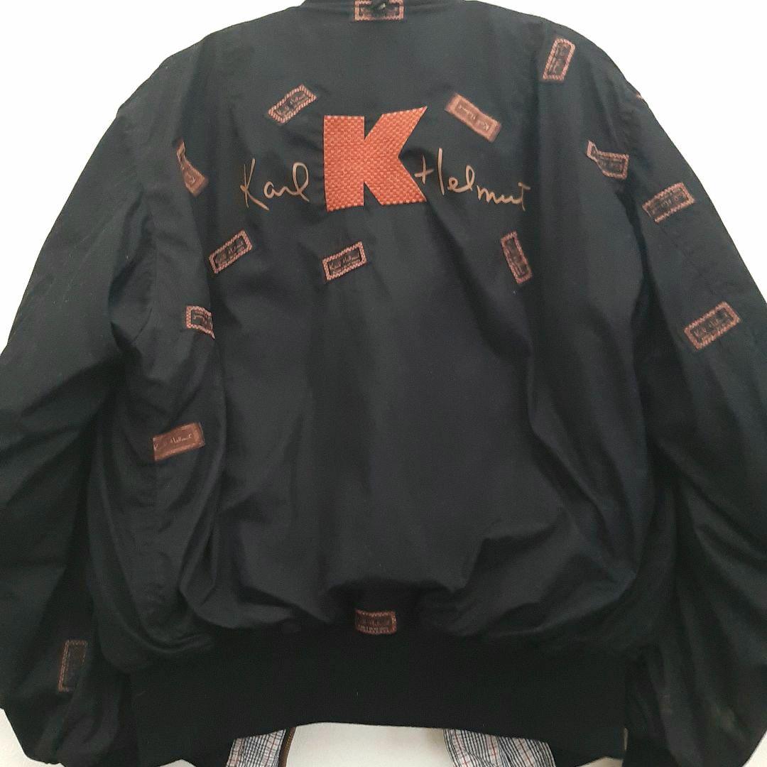 Karl helmut カールヘルム パッチ リバーシブル ボンバージャケット