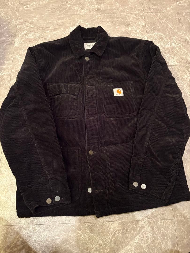 Carhartt コーデュロイジャケット L 黒 値下げ受け付けてます
