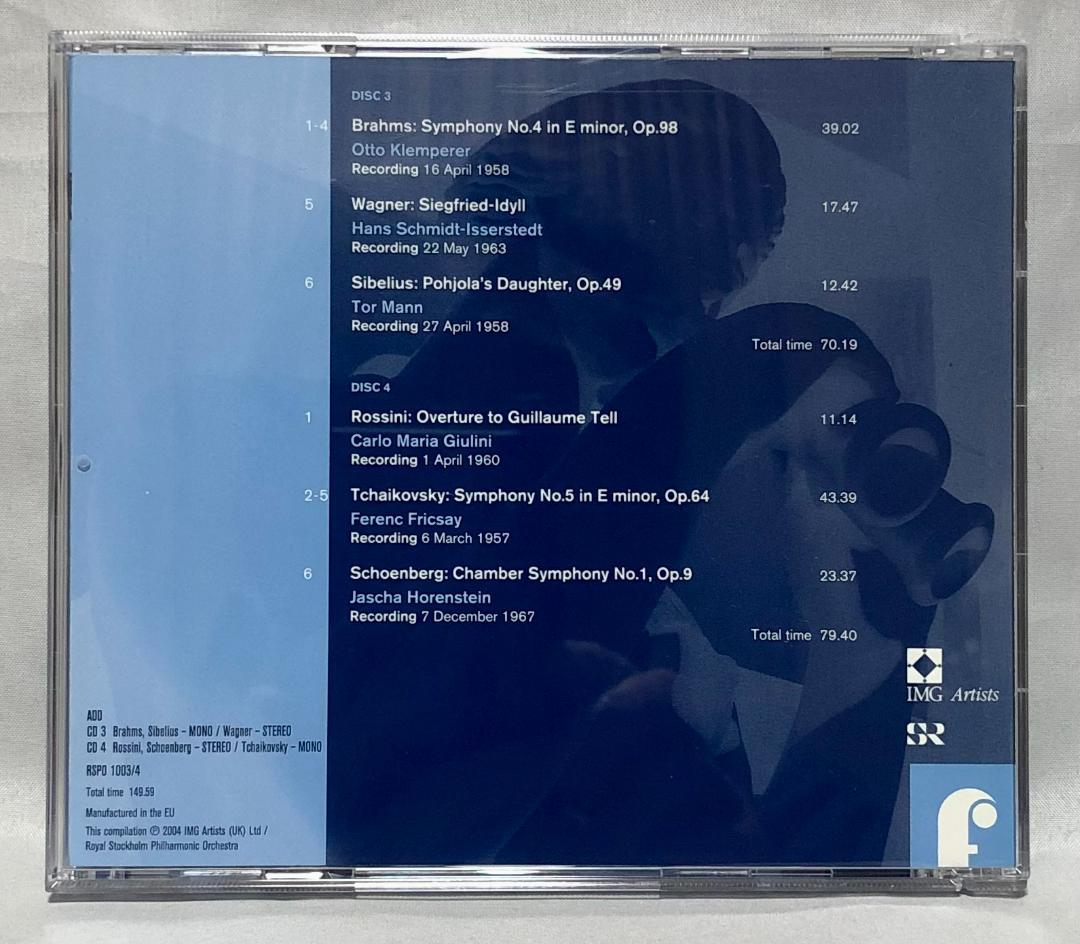 【自主制作盤】8CD-BOX ロイヤル・ストックホルム・フィル創立100周年記念