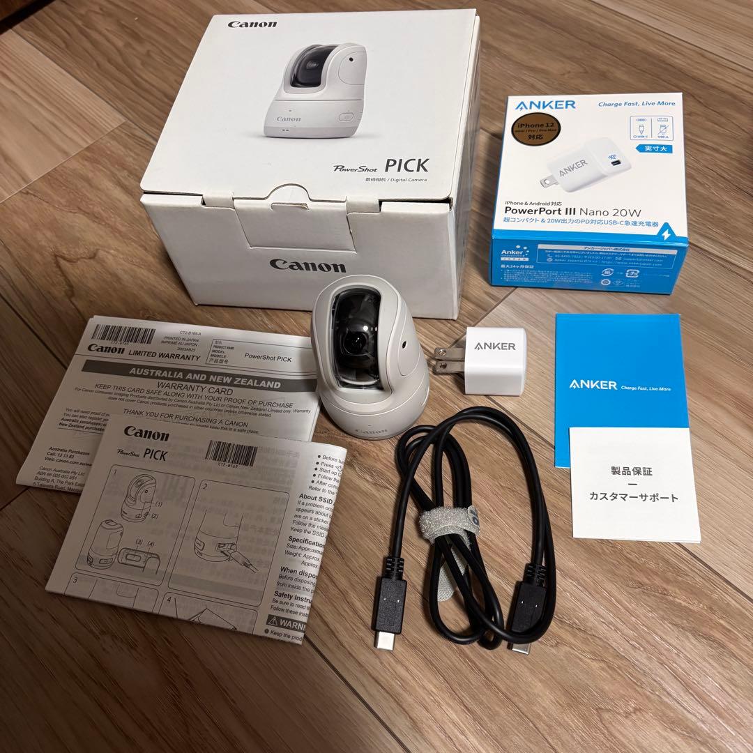 【値下】Canon Pick カメラ ホワイト