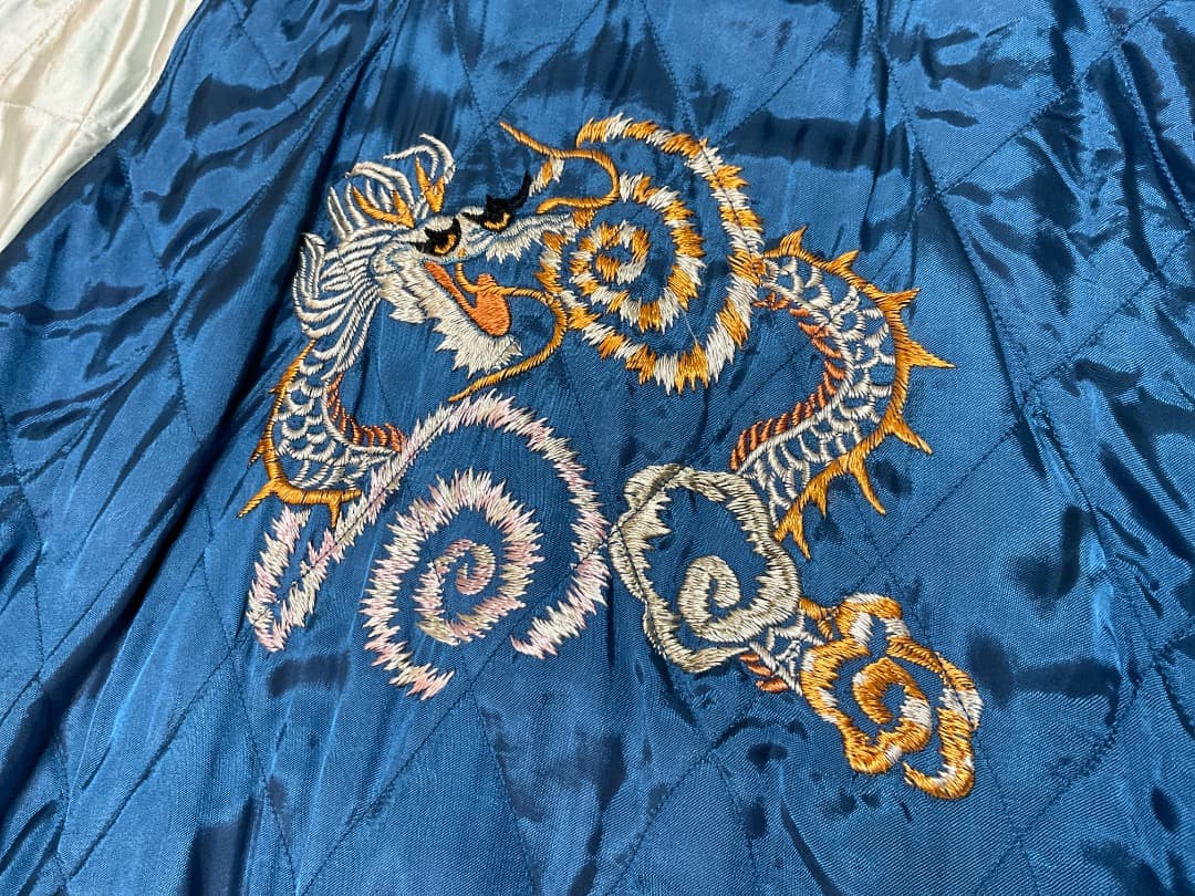 ウエアハウス リバーシブル スーベニア スカジャン ハワイマップ×龍 42