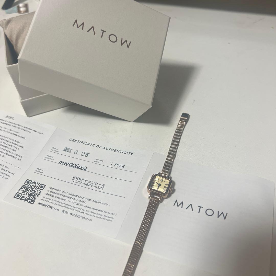 MATOW TSUKI MINI SQUARE ローズゴールド