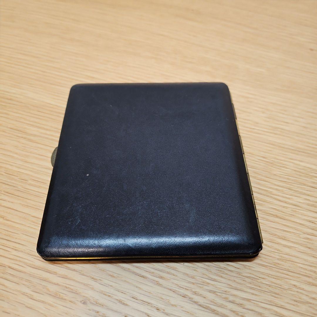希少 シガレットケース　dunhill　ダンヒル　タバコ レザー　BLACK