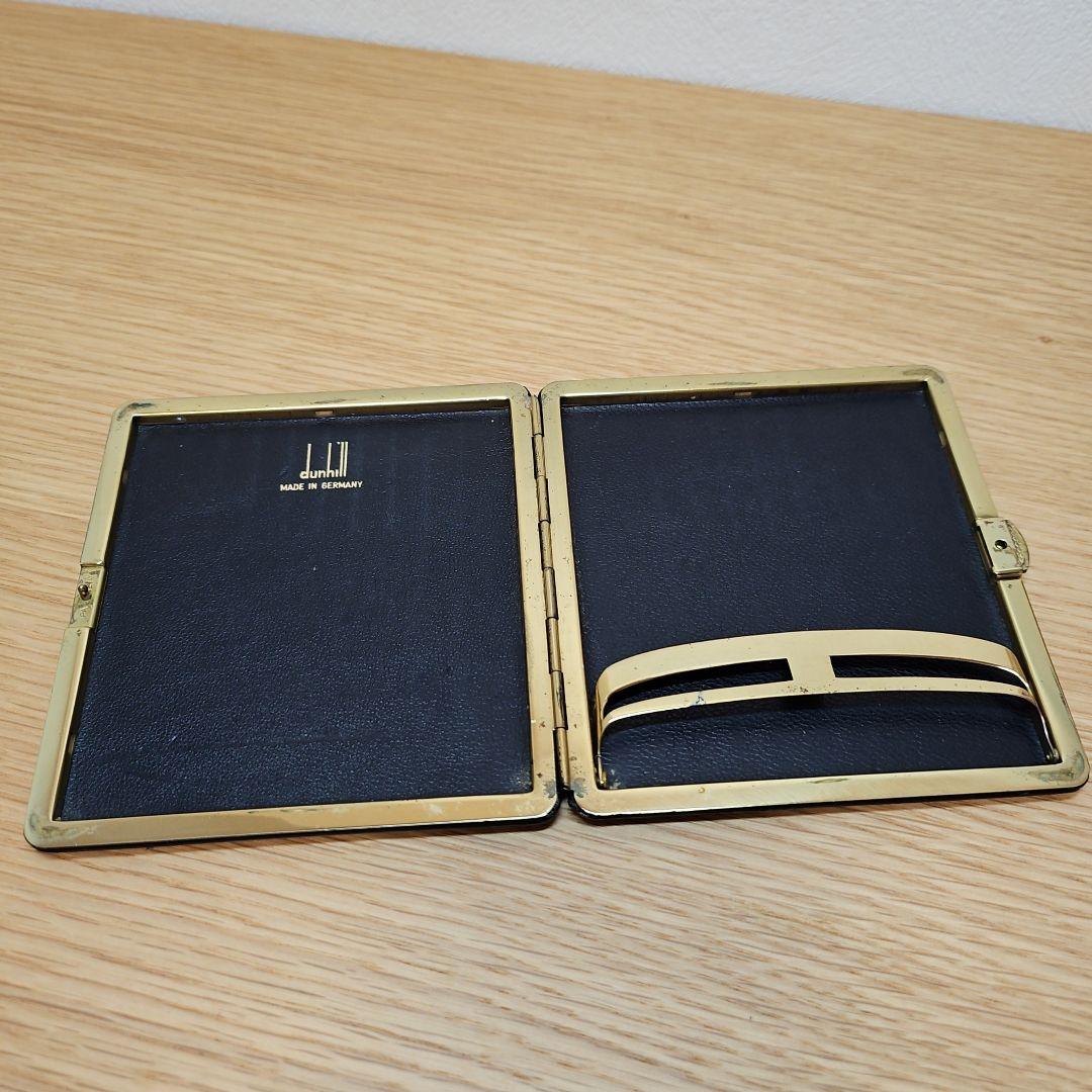 希少 シガレットケース　dunhill　ダンヒル　タバコ レザー　BLACK