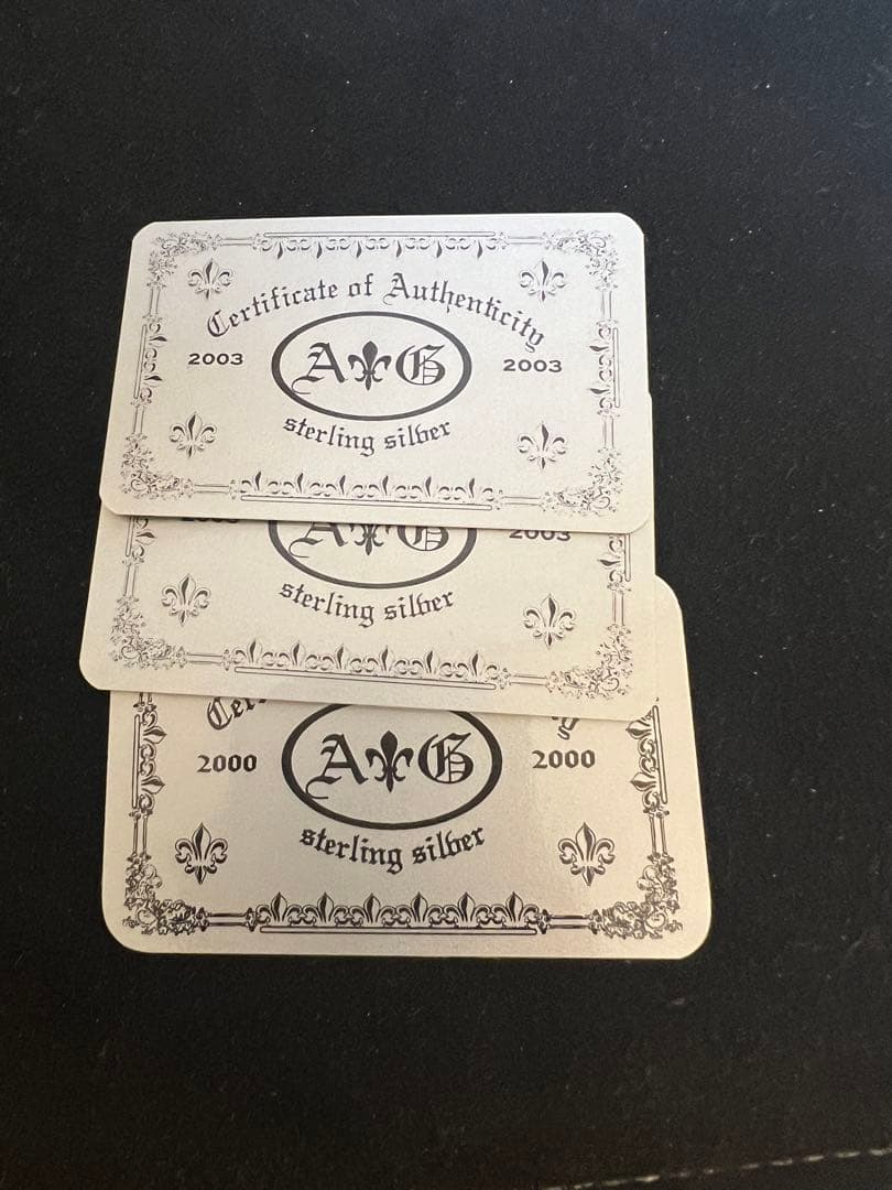 Ａ&Ｇ　エーアンドジー　シルバーIDクラウンブレスレッ