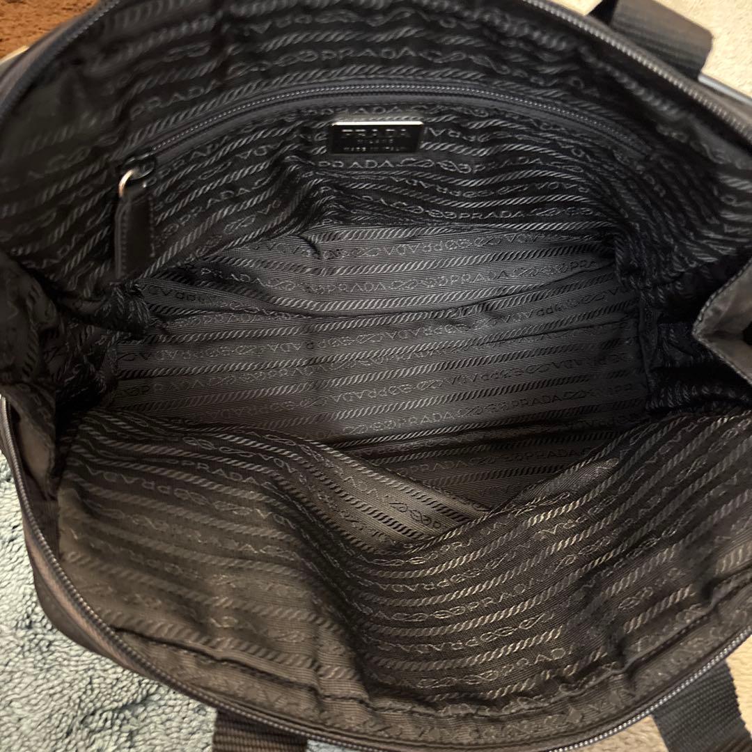 PRADA プラダ ナイロン ハンドバッグ 黒 正規品 三角ロゴ