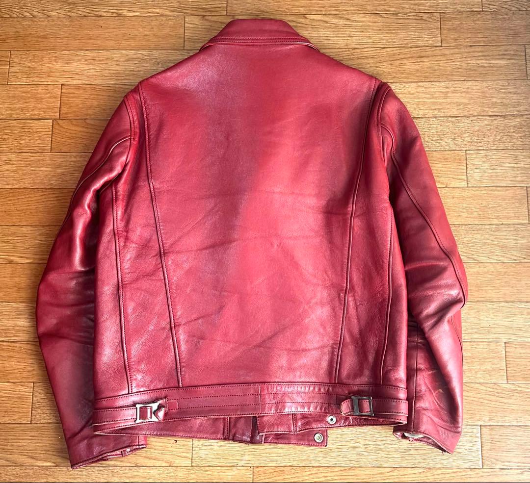 アディクトクローズ　廃盤品　ワインレッド　日本製　サイズ40 茶芯