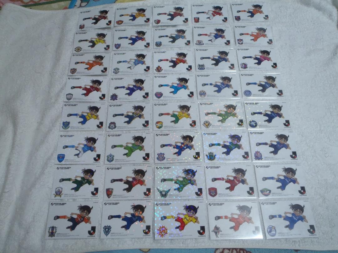 ❤️フルコンプ❤️コナン Jリーグ トレカ★全40枚セット2012★20周年記念