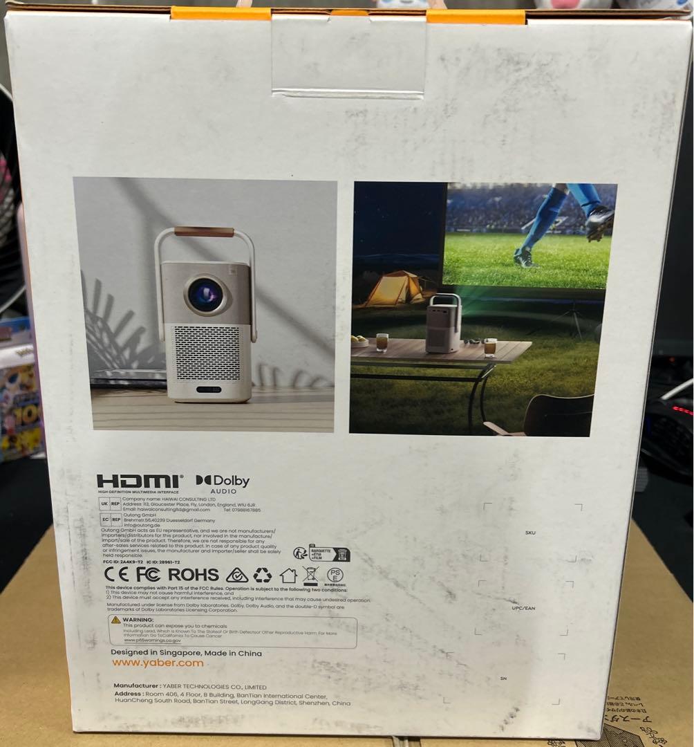 【新品未使用】Yaber Projector T2