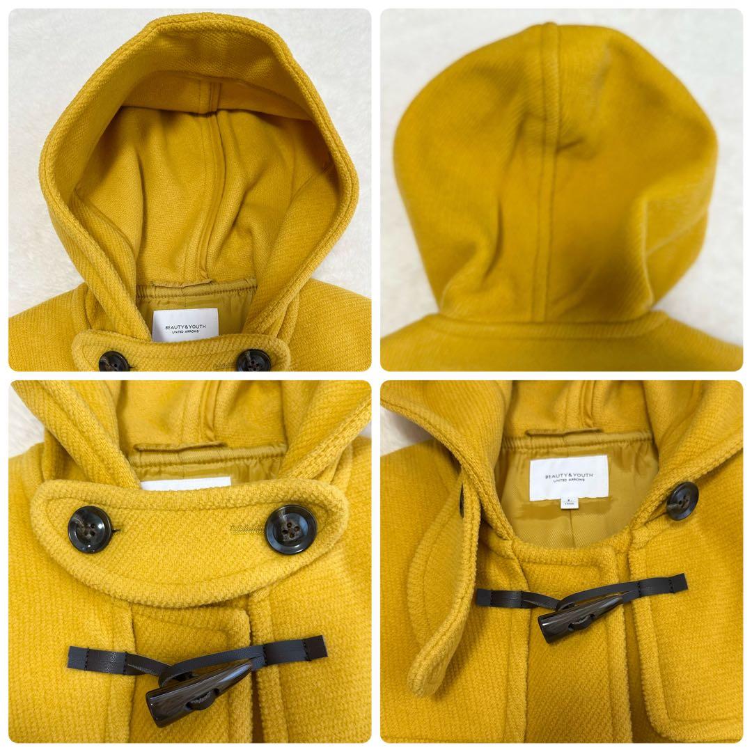 極美品✨ビューティーユース ユナイテッドアローズ ダッフルコート イエロー L