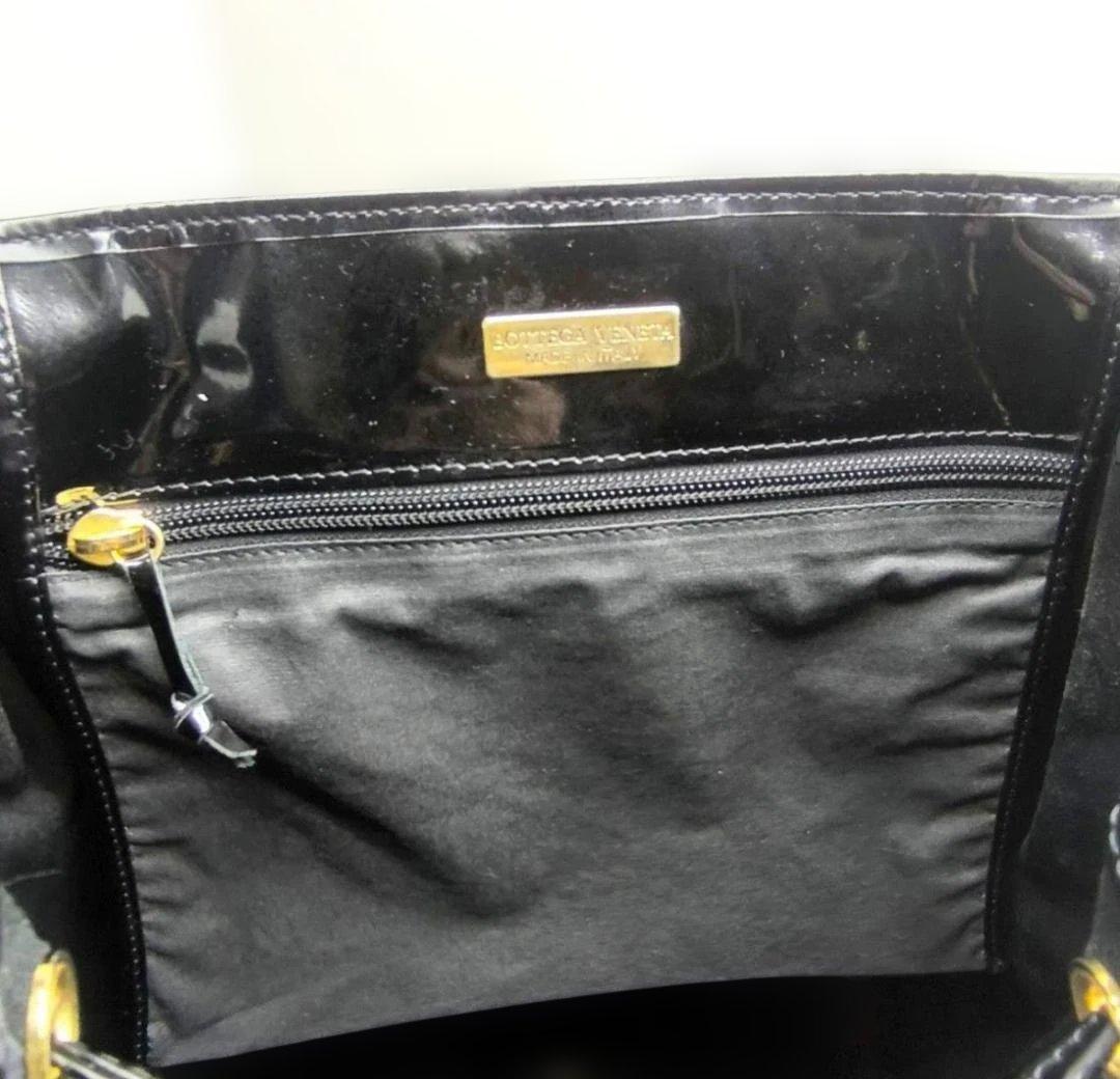 BOTTEGA VENETA イントレチャート リュック 黒 ボッデガヴェネタ