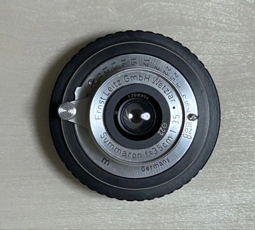 【UNフード.フィルター付】 Leica summaron 35mm f3.5