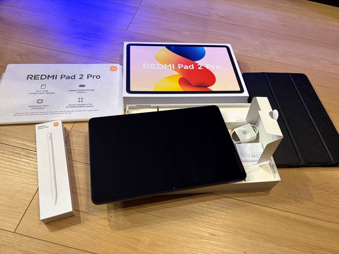 REDMI Pad 2 Pro 本体 カバー＆ペン付き