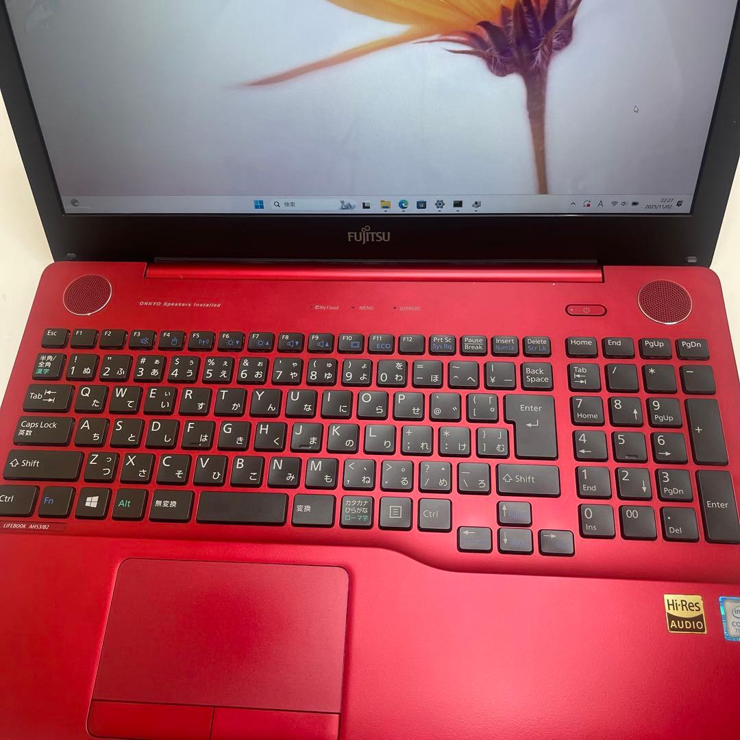 #409 富士通 Lifebook AH53/B2 i7-7700HQ 8GB