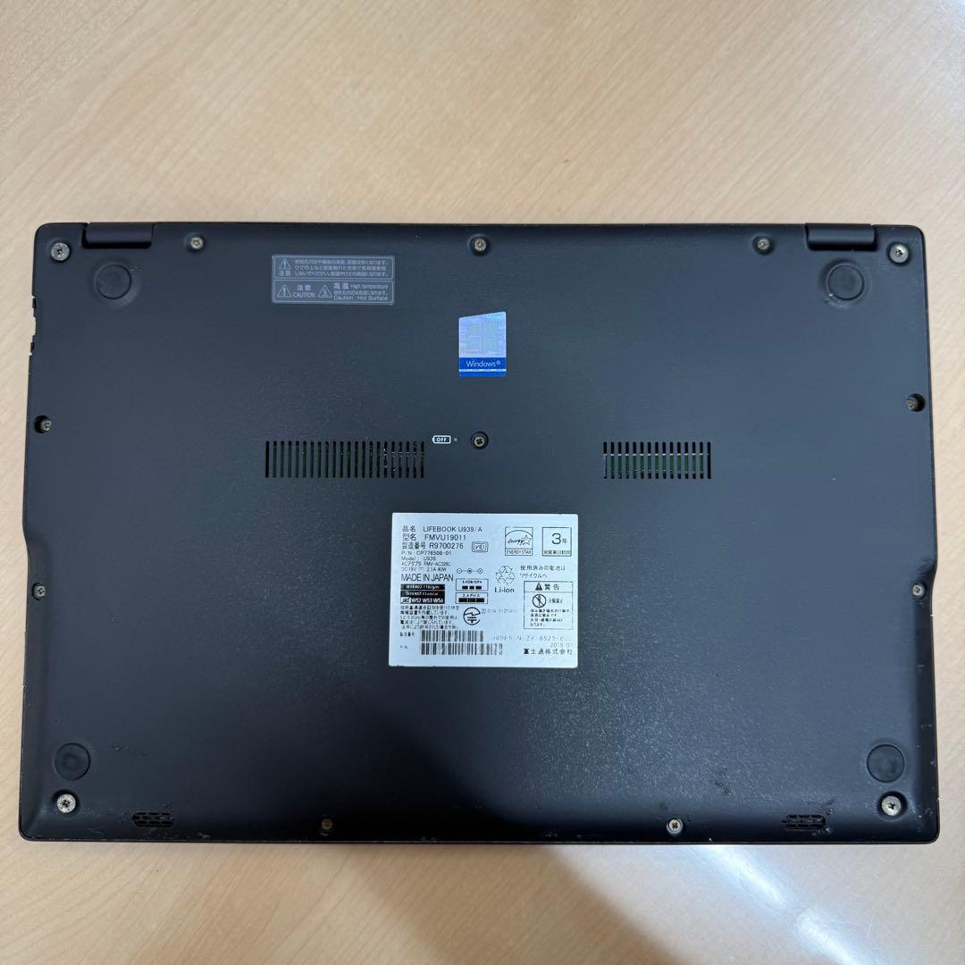 美品 SSD256GB 8GB 人気 富士通 LIFEBOOK U939 004