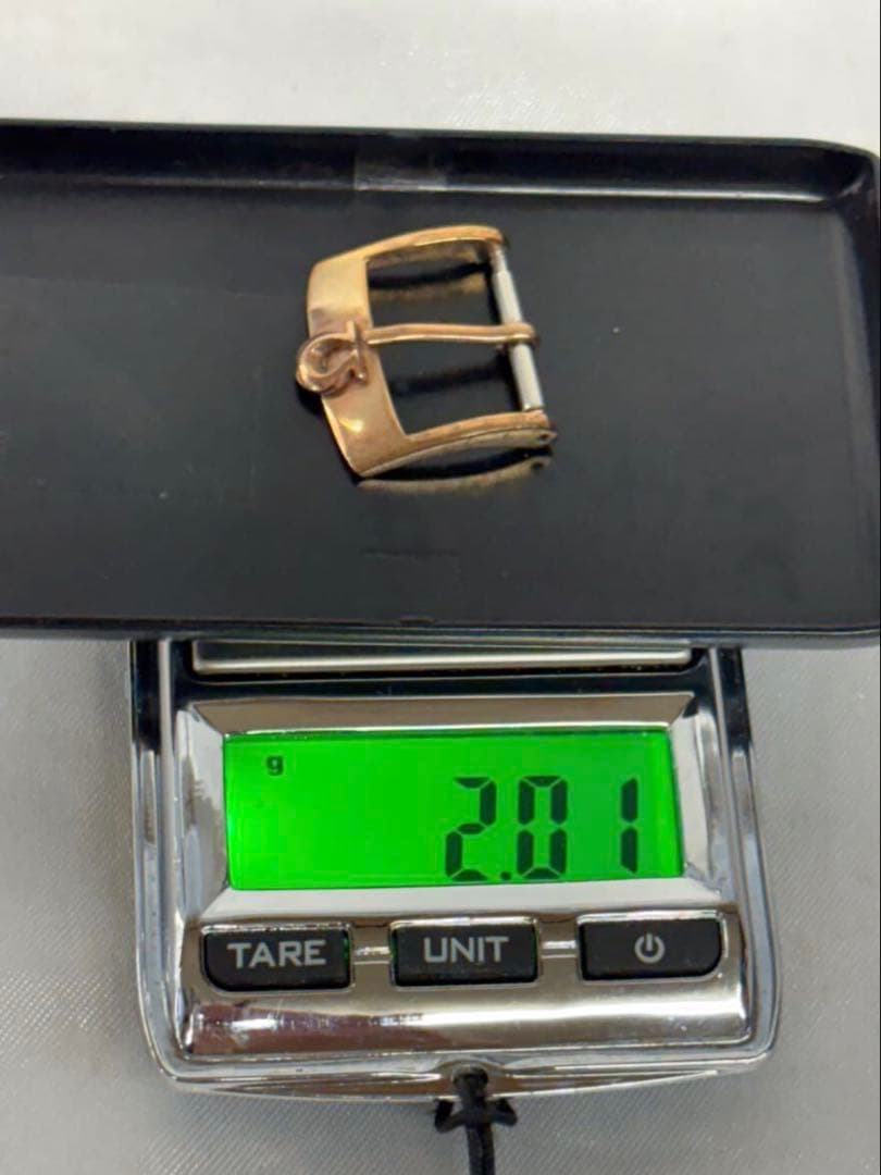 omega 18金　純正尾錠　15mm-16mm 18k