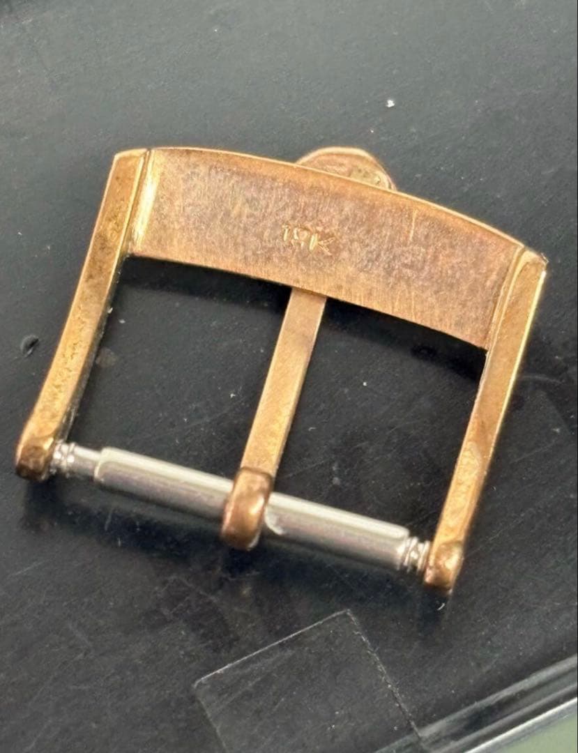 omega 18金　純正尾錠　15mm-16mm 18k