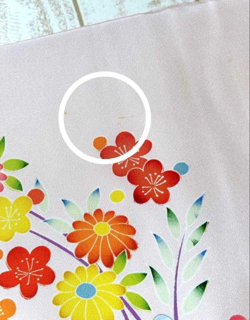 【豪華友禅】七五三　5歳〜7歳　女の子　正絹　ピンク系