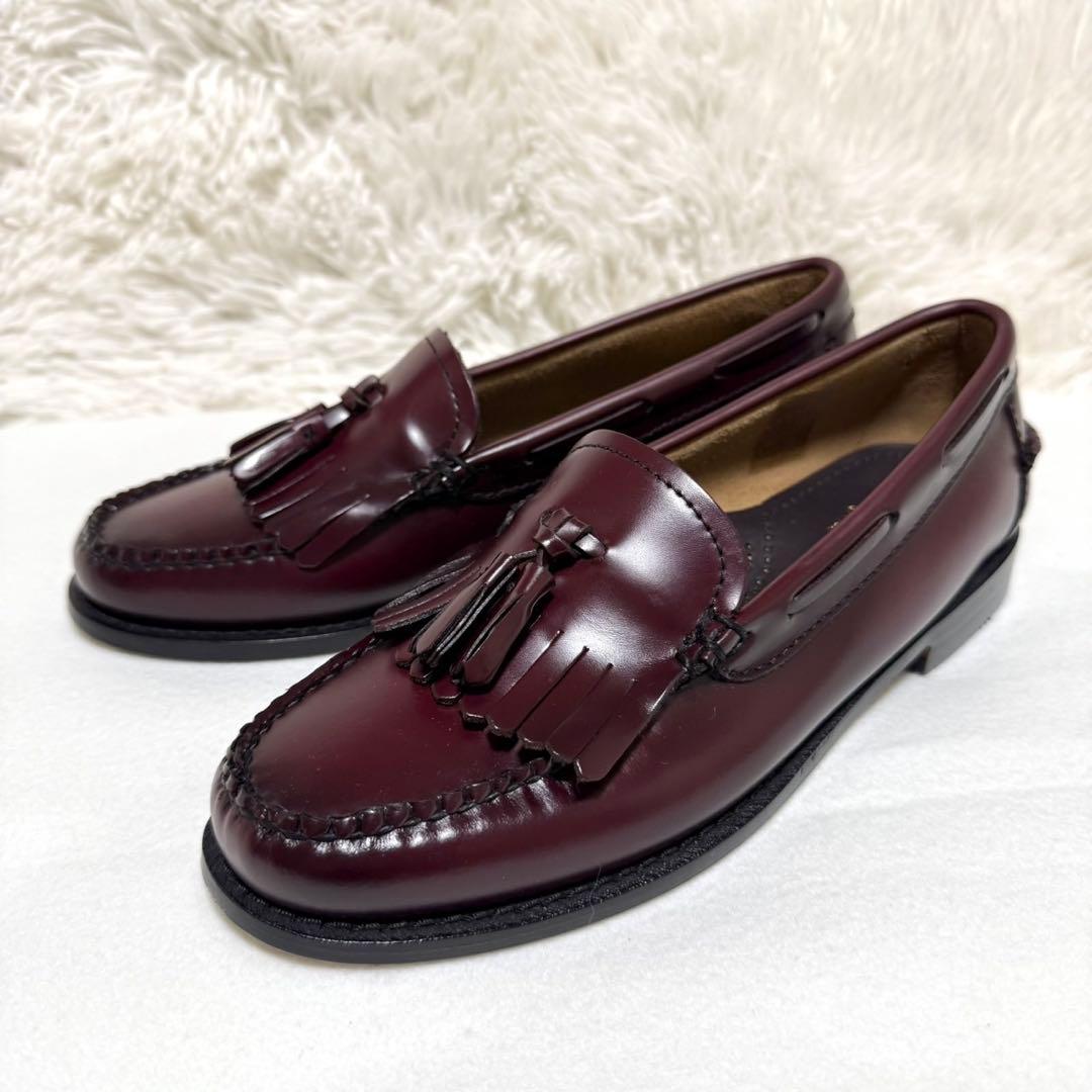 極美品 G.H.BASS キルト タッセル ローファー 41020 ESTHER