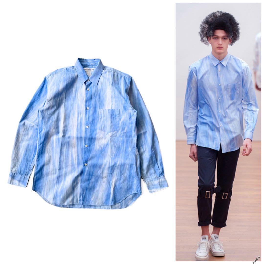 美品 GARCONS SHIRT タイダイ シャツ グラデーション ジャケット