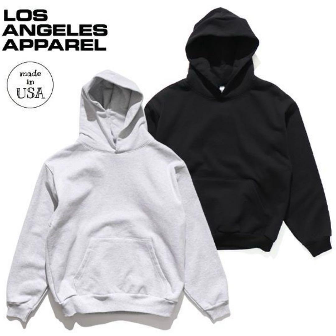 LOS ANGELES APPAREL スウェットパーカー Mサイズ BLACK